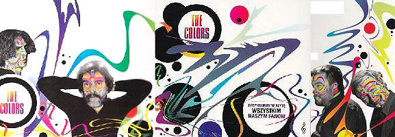  Collage obrazków z okładki płyty The Colors 