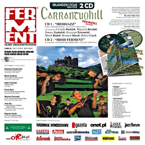  Carrantuohill, 2 CD, 2005 
 Irish Ferment / Irish Jazz 
