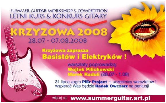  Warsztaty gitarowe w Krzyowej, 2008 