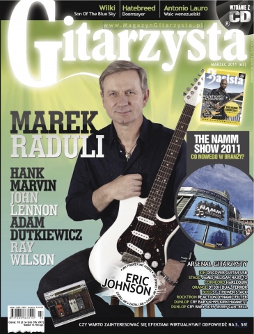  Miesicznik 'Gitarzysta', marzec 2011 r., cover story - Marek Raduli 