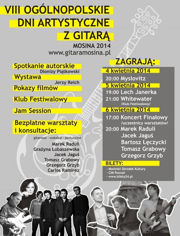  Warsztaty - VIII Oglnopolskie Dni Artystyczne z gitar - Mosina 2014 